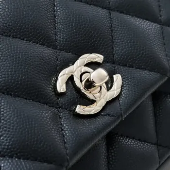 Chanel Crush Handle box Bag Calfskin AS4591 Black