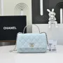 Chanel Crush Handle box Bag Calfskin AS4591 Blue