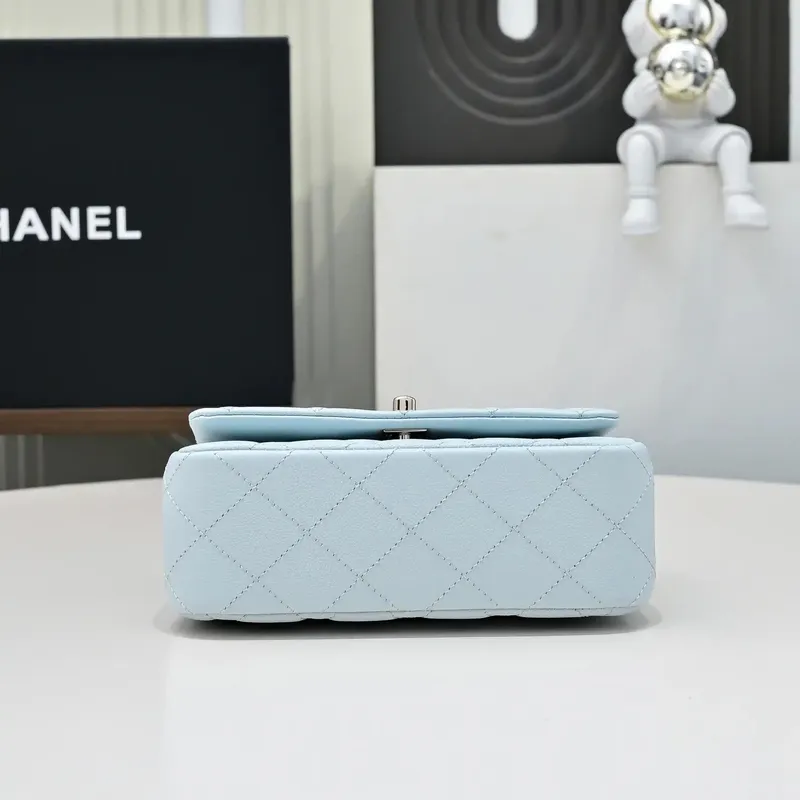 Chanel Crush Handle box Bag Calfskin AS4591 Blue