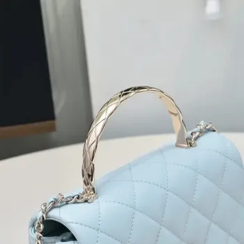 Chanel Crush Handle box Bag Calfskin AS4591 Blue