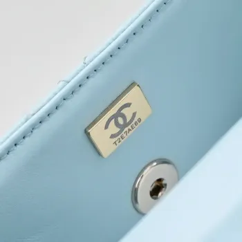 Chanel Crush Handle box Bag Calfskin AS4591 Blue