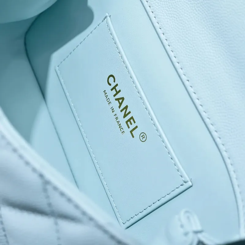 Chanel Crush Handle box Bag Calfskin AS4591 Blue