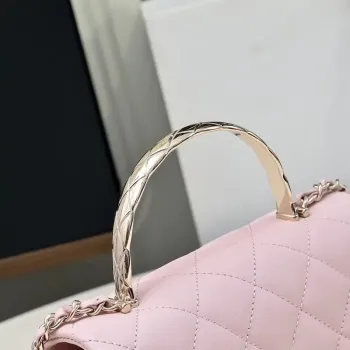 Chanel Crush Handle box Bag Calfskin AS4591 Pink