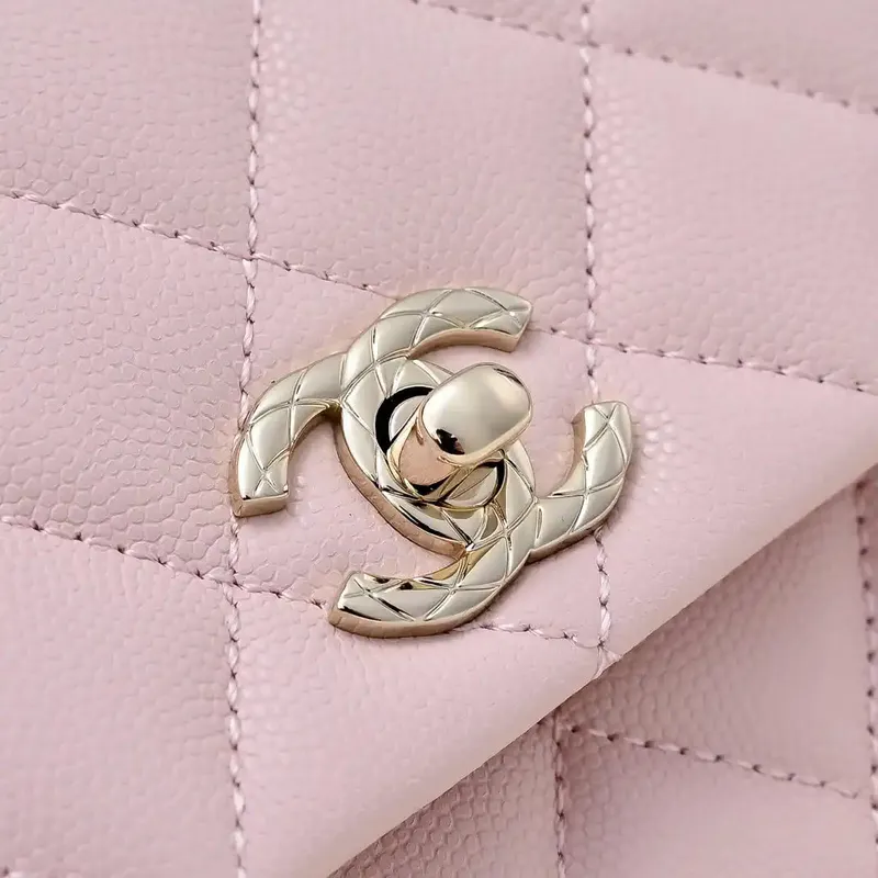 Chanel Crush Handle box Bag Calfskin AS4591 Pink