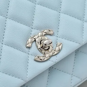 Chanel Crush Handle box Bag Calfskin AS5554 Blue