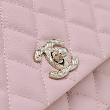 Chanel Crush Handle box Bag Calfskin AS5554 Pink