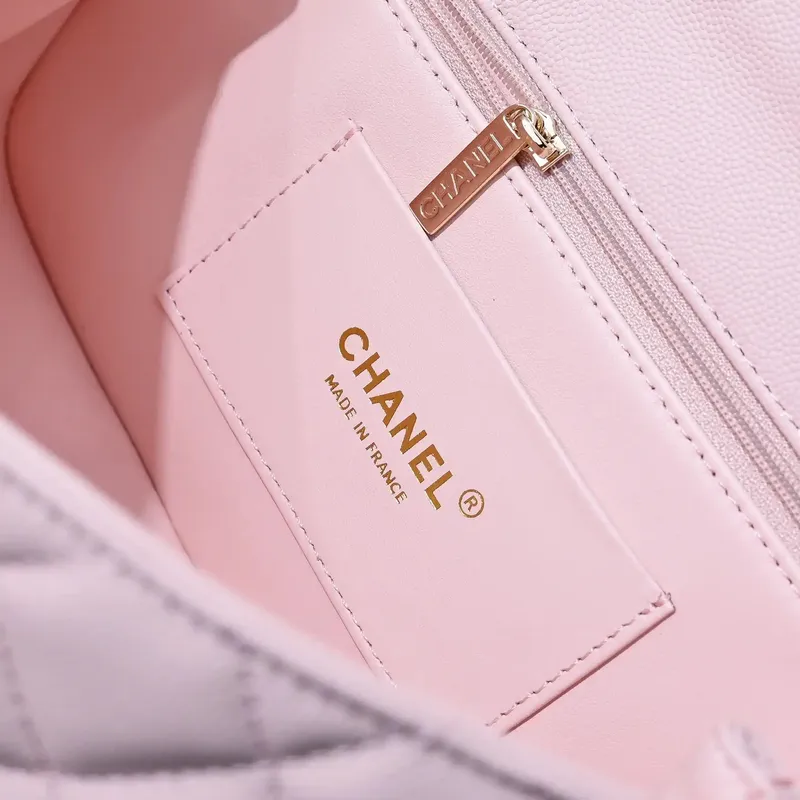 Chanel Crush Handle box Bag Calfskin AS5554 Pink