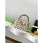 Chanel 25C AS4416 Mini Shopping Bag shiny Calfskin Gold