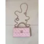 Chanel AP3238 Flap Chain Bag Pink Lambskin Gold With Handle Bag