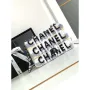 Chanel 25C Mini Classic Handbag A69900 letter shape Silver shiny sequin