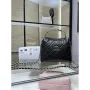 Chanel 25SS Crush With handle box Bag Lambskin AP4591 Black