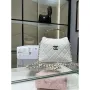 Chanel 25SS Crush With handle box Bag Lambskin AP4591 White