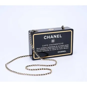 Chanel AS5341 Evening Bag Plexi Enamel Limited Edition Box Bag