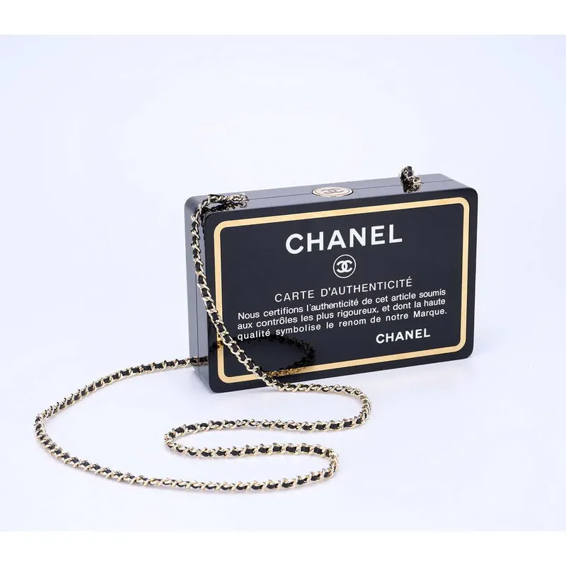 Chanel AS5341 Evening Bag Plexi Enamel Limited Edition Box Bag