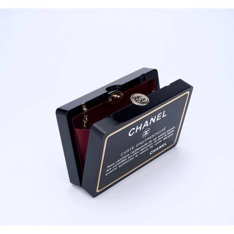 Chanel AS5341 Evening Bag Plexi Enamel Limited Edition Box Bag