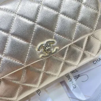 Chanel 25S Flap Gold Lambskin Bag AP5485 gold