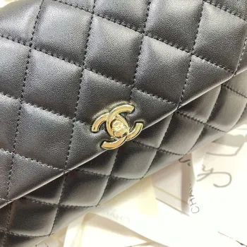 Chanel 25S Flap Black Lambskin Bag AP5485 gold