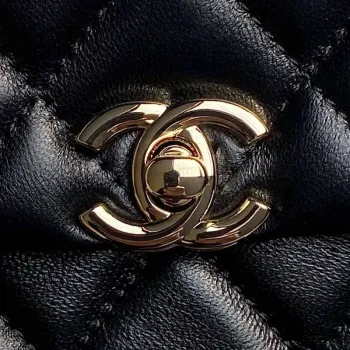 Chanel AP4592 25S Mini Flap Black Lambskin gold