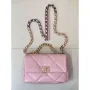 Chanel AS1160 Chanel 19 Handbag Flap Lambskin Pink