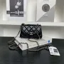 Chanel AP4593 25S Mini Flap Lambskin Black gold