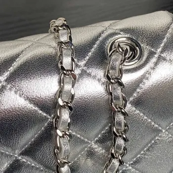 Chanel AP4592 25S Mini Flap Lambskind Silver