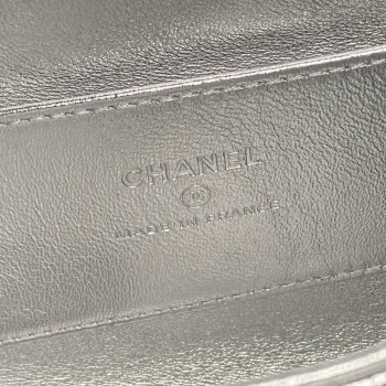 Chanel AP4592 25S Mini Flap Lambskind Silver