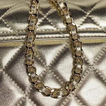 Chanel AP4592 25S Mini Flap Lambskin Gold