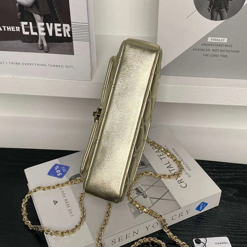 Chanel AP4592 25S Mini Flap Lambskin Gold