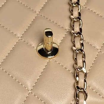 Chanel AP4592 25S Mini Flap Lambskin Apricot gold
