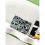 Chanel A09888 25C Evening Green & white sequin mini AS4561  limited edition Lambskin
