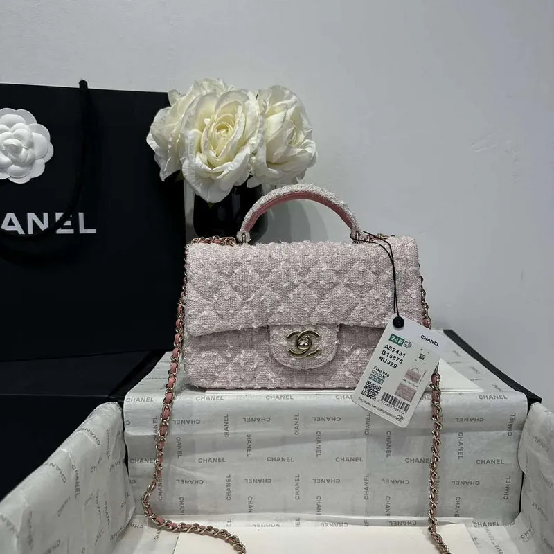 Chanel AS2431 Mini Classic Handbag With Top Handle CC19021