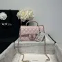 Chanel AS2431 Mini Classic Handbag With Top Handle Lambskin CC19017