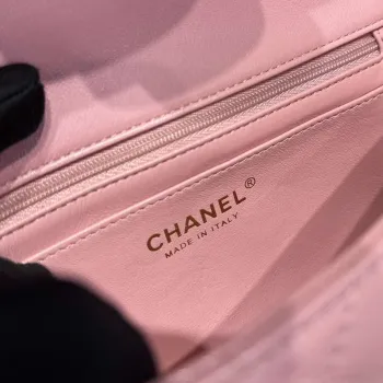 Chanel AS2431 Mini Classic Handbag With Top Handle Lambskin CC19016