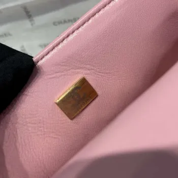 Chanel AS2431 Mini Classic Handbag With Top Handle Lambskin CC19016