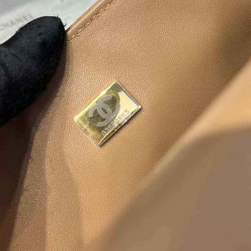 Chanel AS2431 Mini Classic Handbag With Top Handle Lambskin CC19012