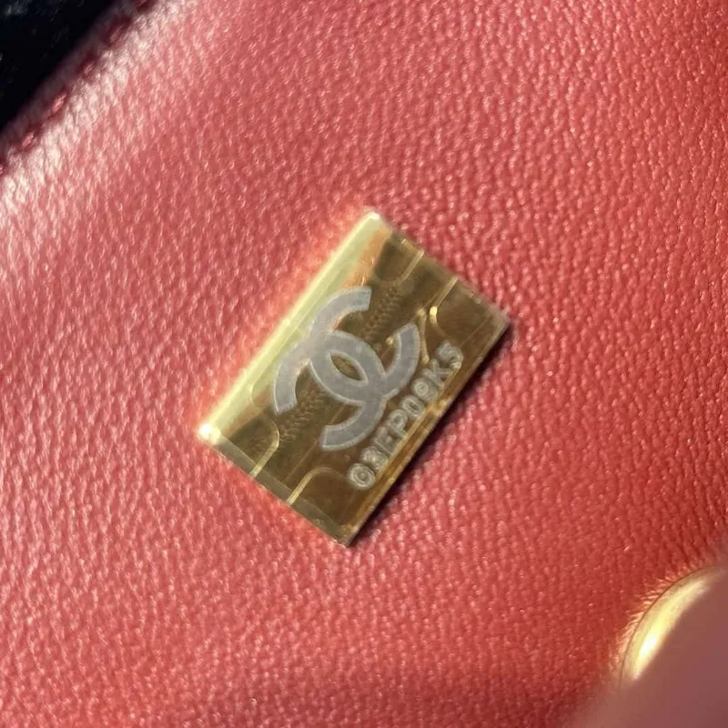 Chanel AS2431 Mini Classic Handbag With Top Handle Lambskin CC19011