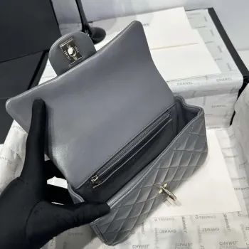 Chanel AS2431 Mini Classic Handbag With Top Handle Lambskin CC19010