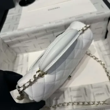 Chanel AS2431 Mini Classic Handbag With Top Handle Lambskin CC19009