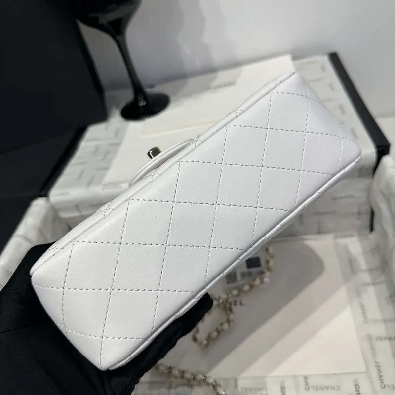 Chanel AS2431 Mini Classic Handbag With Top Handle Lambskin CC19009