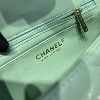 Chanel AS2431 Mini Classic Handbag With Top Handle Lambskin CC19008