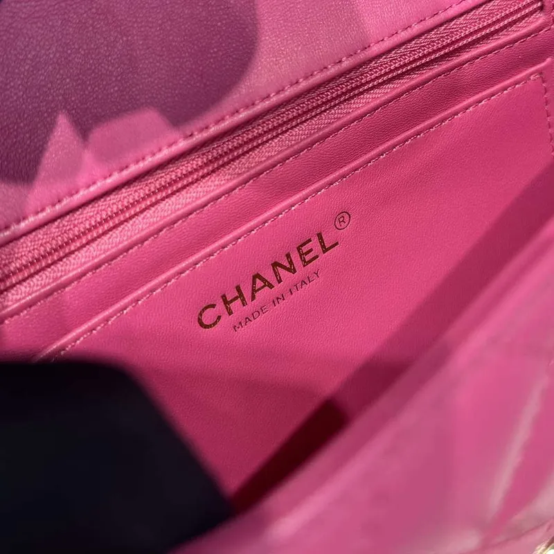 Chanel AS2431 Mini Classic Handbag With Top Handle Lambskin CC19007