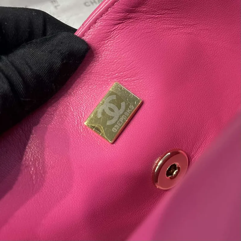 Chanel AS2431 Mini Classic Handbag With Top Handle Lambskin CC19007