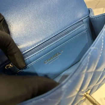 Chanel AS2431 Mini Classic Handbag With Top Handle Lambskin CC19006