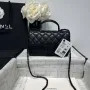 Chanel AS2431 Mini Classic Handbag With Top Handle Lambskin CC19005