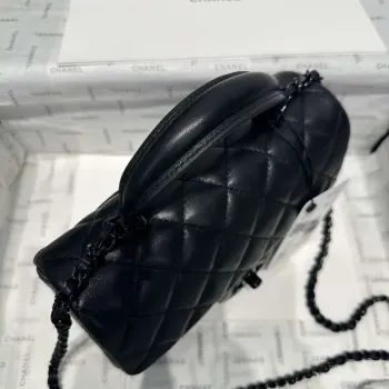 Chanel AS2431 Mini Classic Handbag With Top Handle Lambskin CC19005