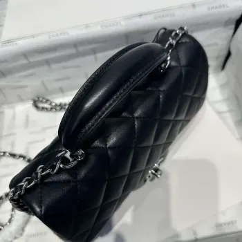 Chanel AS2431 Mini Classic Handbag With Top Handle Lambskin CC19004