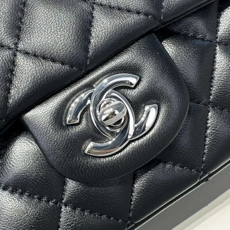 Chanel AS2431 Mini Classic Handbag With Top Handle Lambskin CC19004
