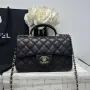 Chanel AS2431  Mini Classic Handbag With Top Handle Lambskin CC19003