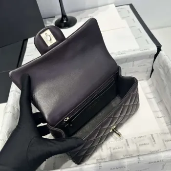 Chanel AS2431  Mini Classic Handbag With Top Handle Lambskin CC19003