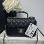 Chanel AS2431  Mini Classic Handbag With Top Handle Lambskin CC19001